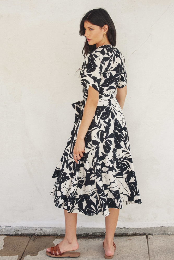 Love Letter Wrap Midi Dress