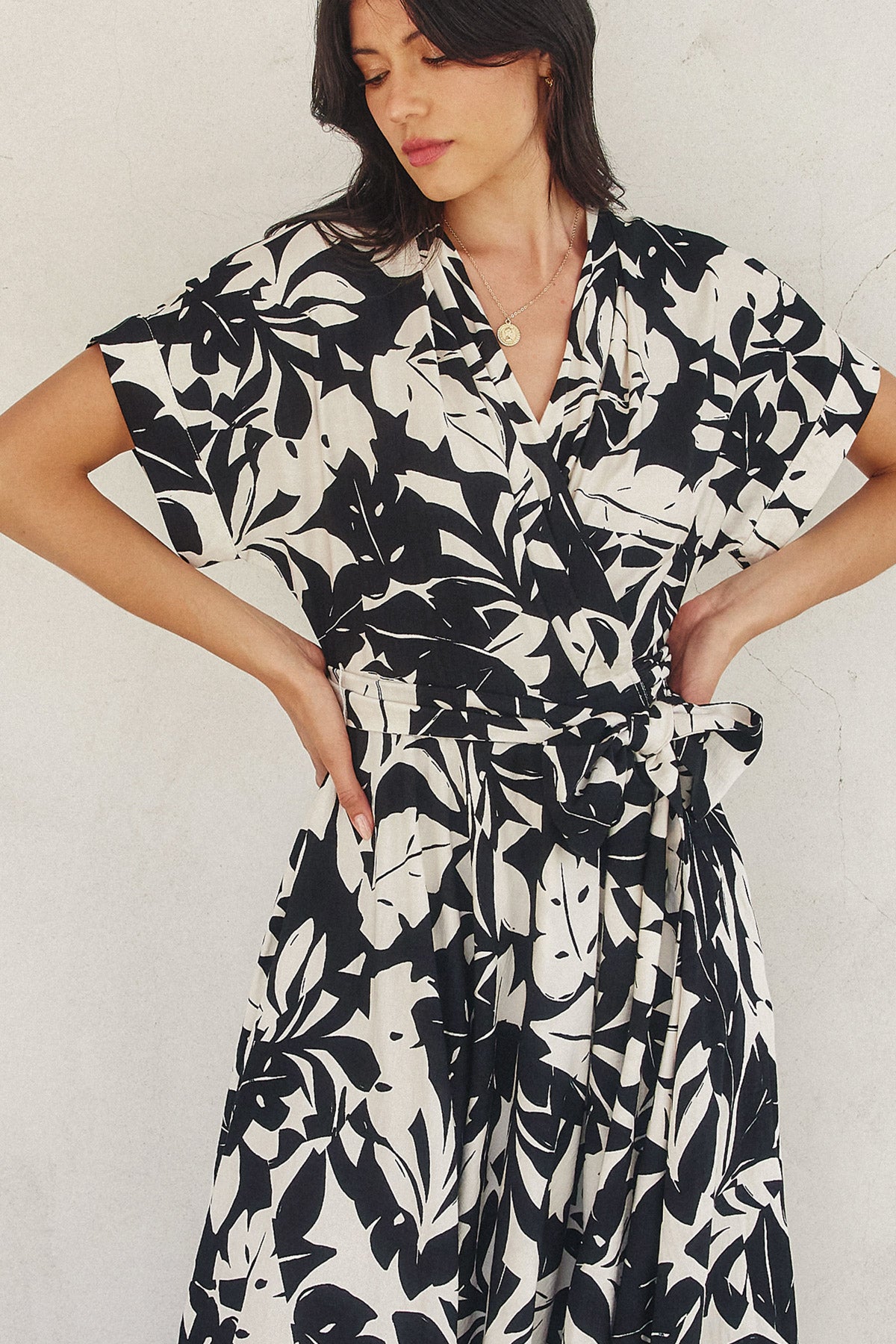 Love Letter Wrap Midi Dress