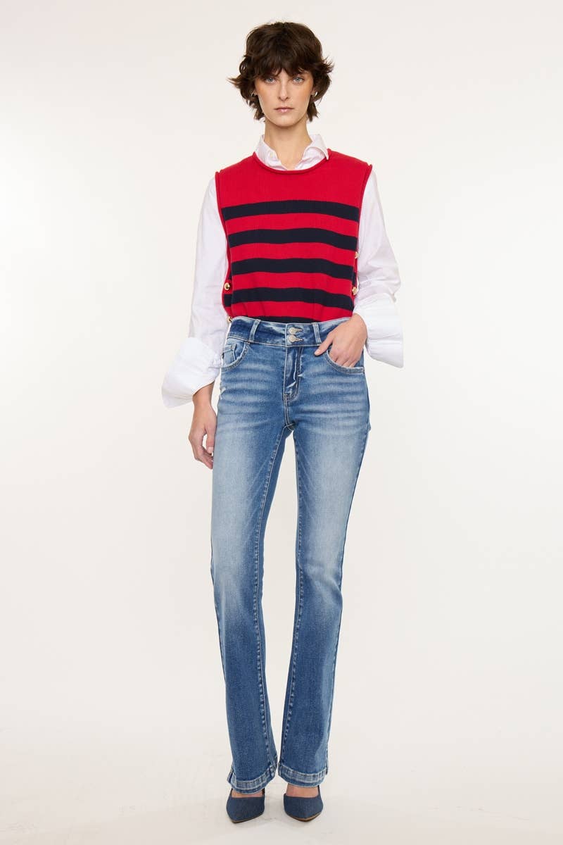 KAN CAN EDEN MID RISE BOOTCUT-KC20119M