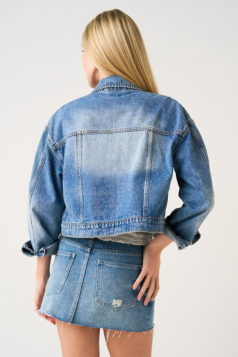 Cropped Denim Jacket