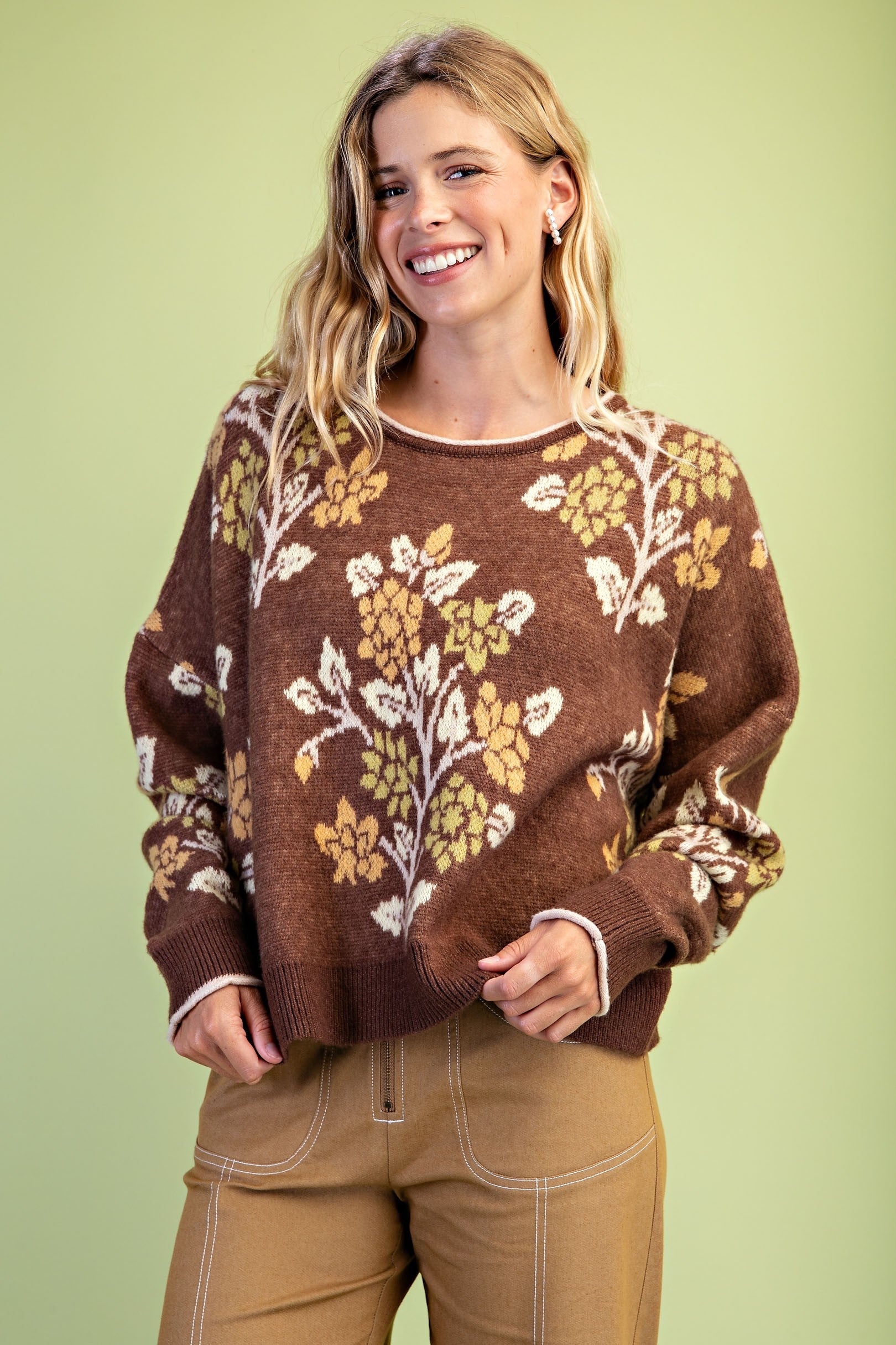 Tree Print Sweater