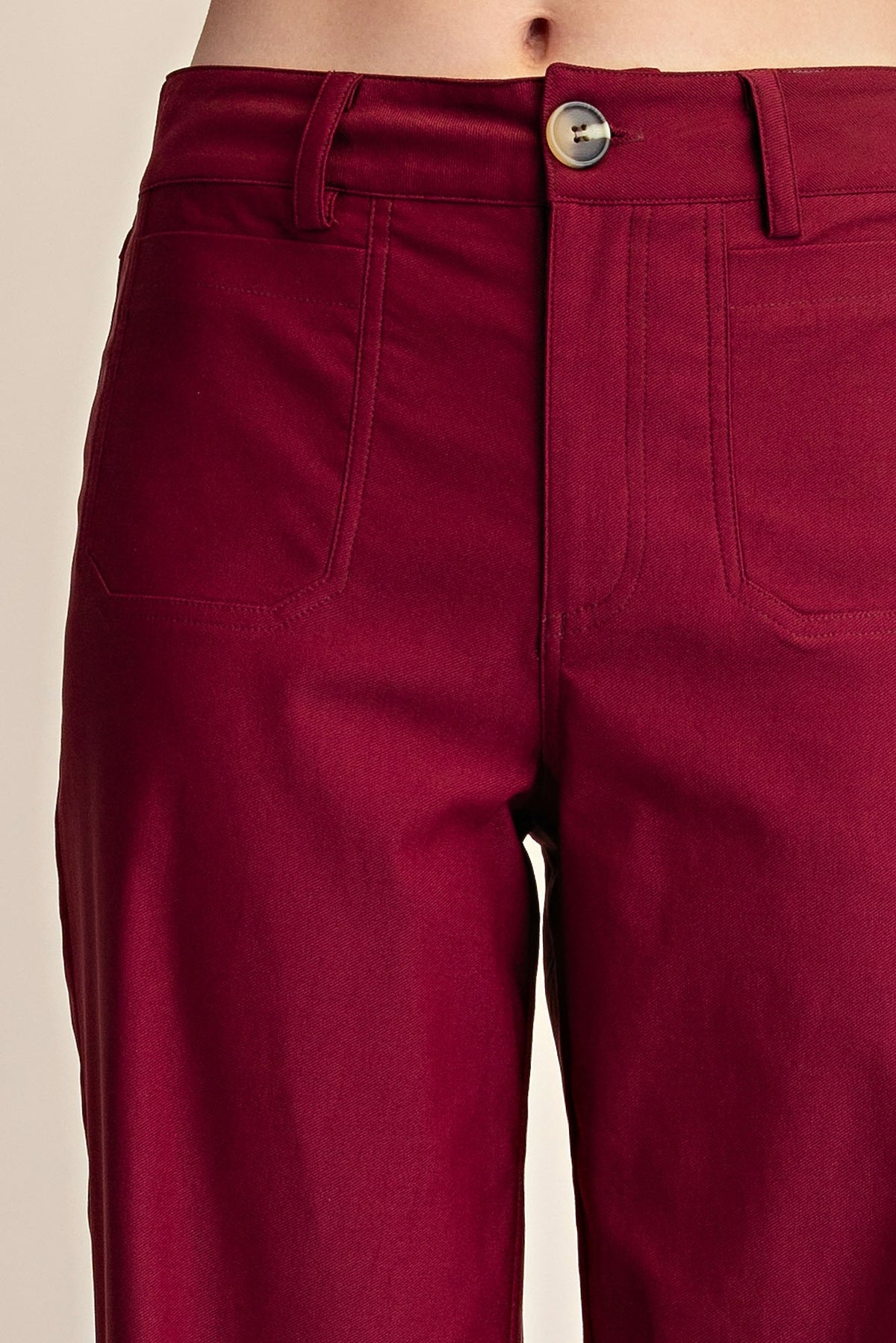 High-rise Slim Boots Cut Pants