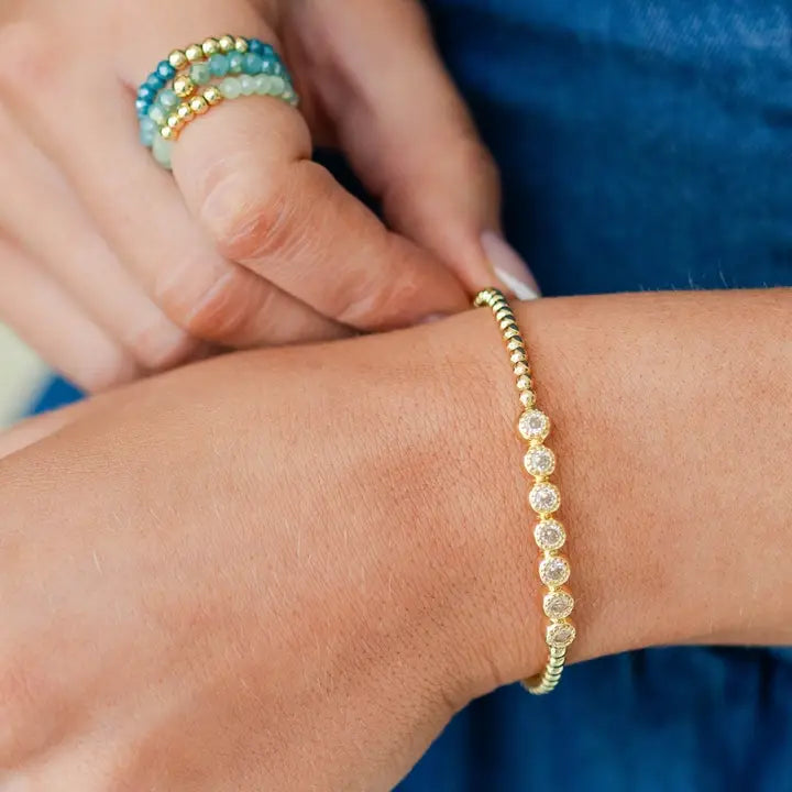 Touch of Sparkle Delicate Cuff Bracelet