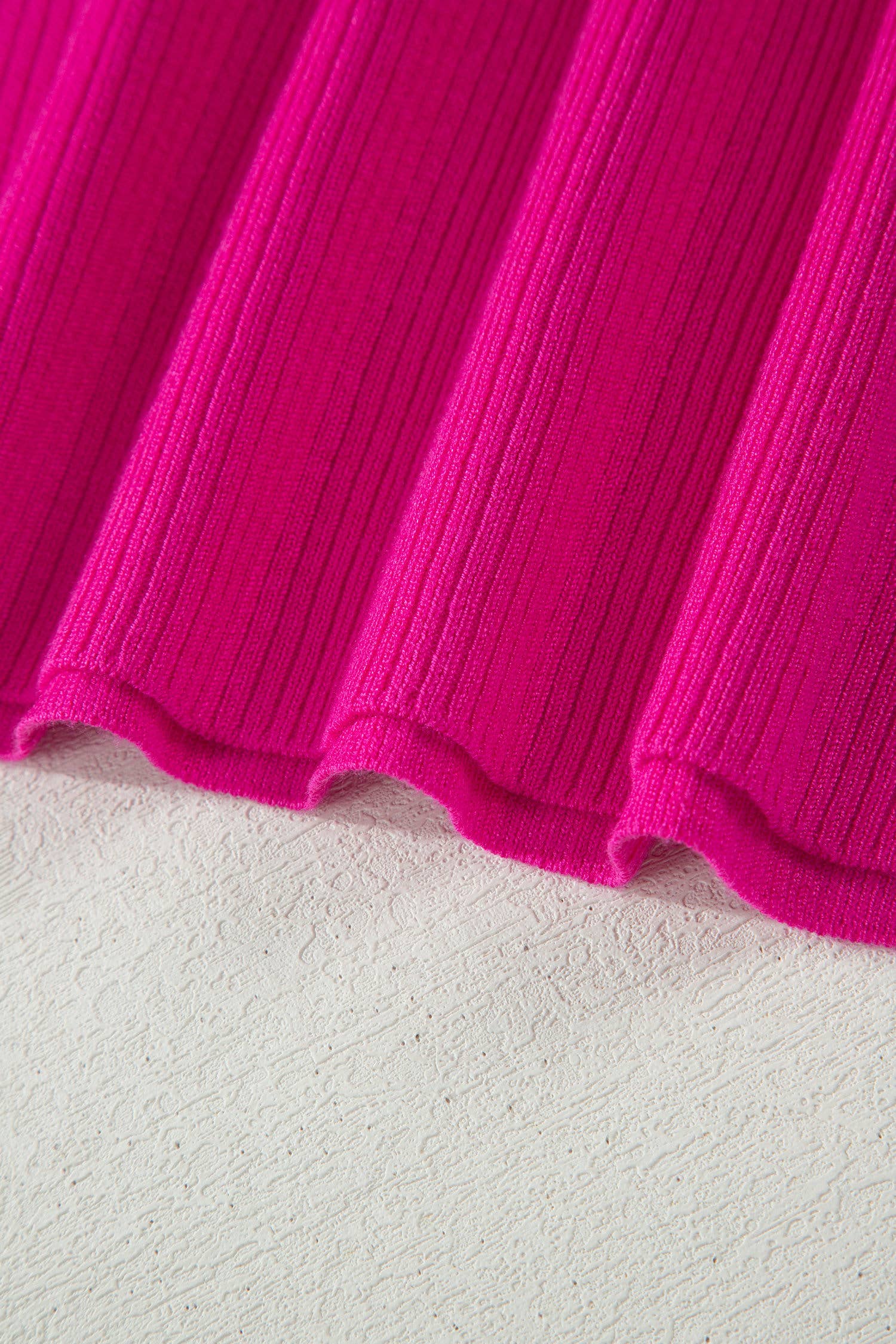 Solid Color Lightweight Ribbed Knit Mock Neck Sweater (S-XL)