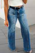 Tailored Seam Detail Womens Shift Jeans