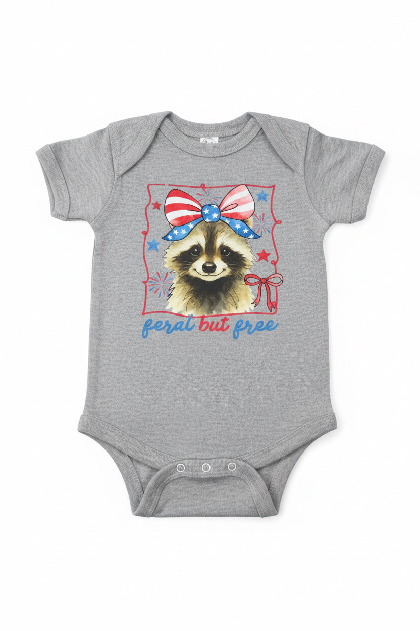 Feral but Free Onsie & Youth T-shirt