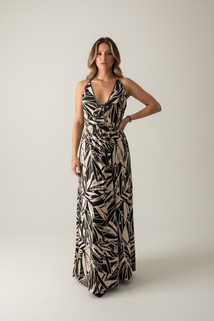 Long Floral Maxi Dress