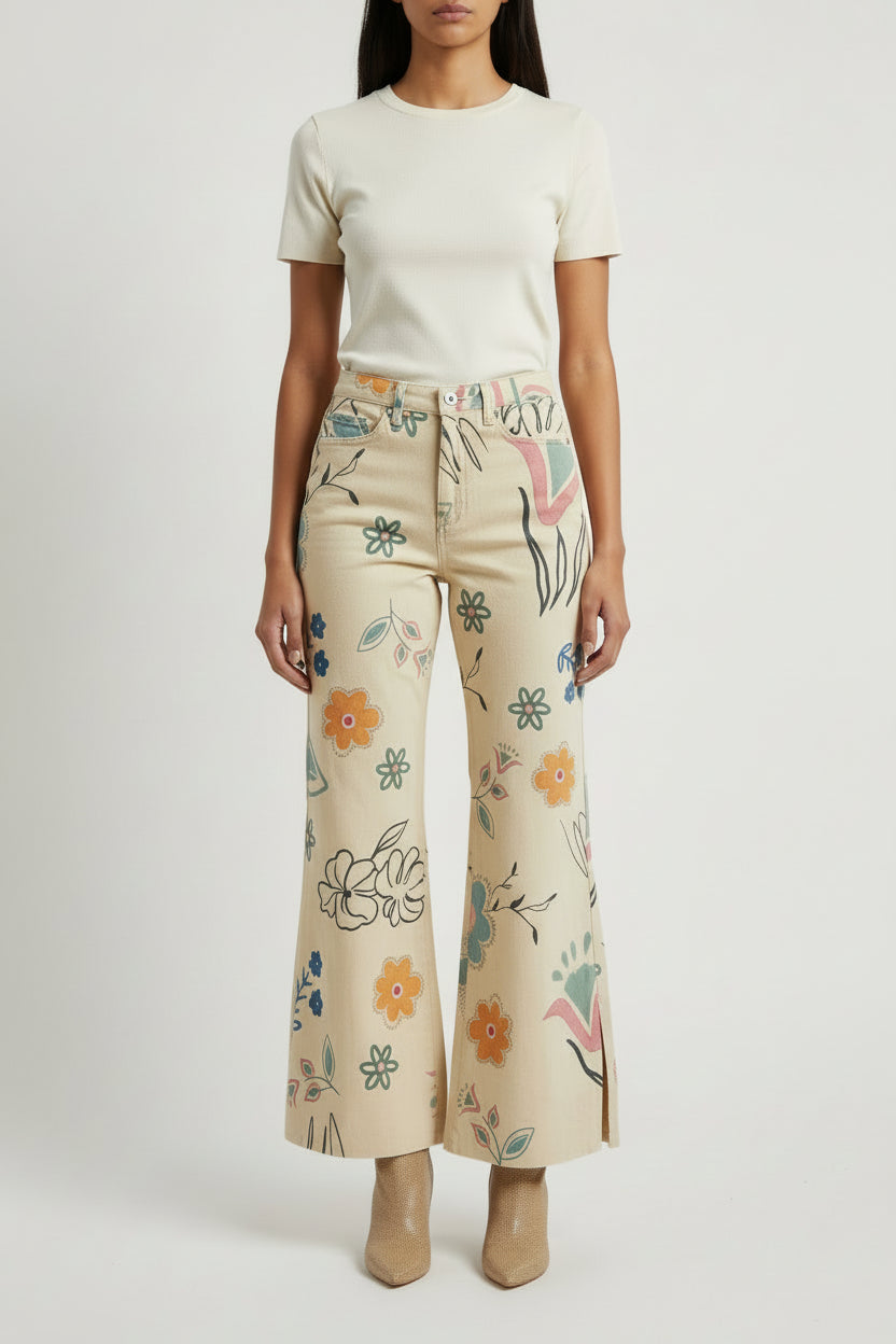 Abstract Floral Pant
