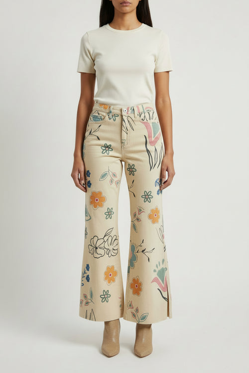 Abstract Floral Pant