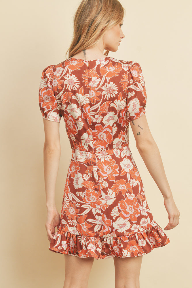 Retro Vibes A-Line Mini Dress
