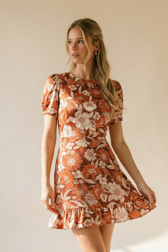 Retro Vibes A-Line Mini Dress
