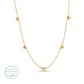 Multi-Heart Collar Necklace, Water-Resistant