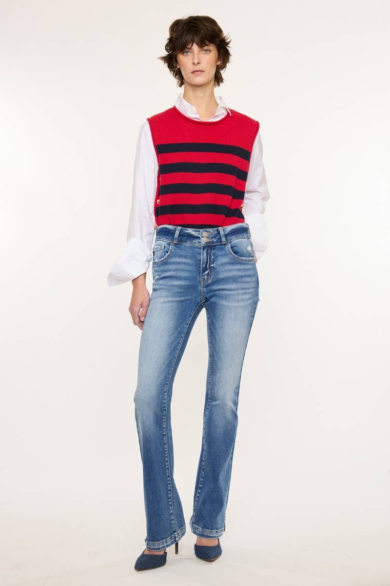 KAN CAN EDEN MID RISE BOOTCUT-KC20119M