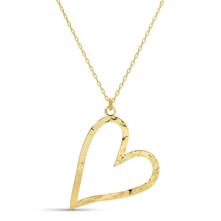 Gilded Heart Necklace