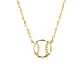 Game Day Minimalist Baseball / Softball Sports Necklace