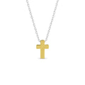 Small Simple Cross Necklace