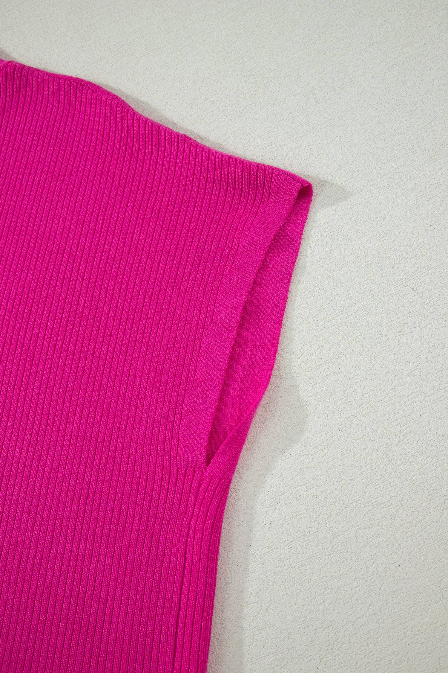 Solid Color Lightweight Ribbed Knit Mock Neck Sweater (S-XL)
